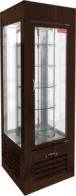 Кондитерская витрина HICOLD VRC 350 R SH Brown