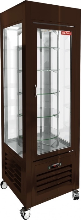 Кондитерская витрина HICOLD VRC 350 R Brown
