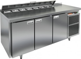 Саладетта (холодильный стол для салатов) HICOLD SL2-111GN с крышкой