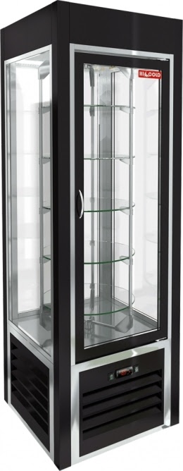 Кондитерская витрина HICOLD VRC 350 R SH Black FR