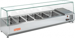 Холодильная витрина HICOLD VRTG 1525 1/3 для ингредиентов к PZE4