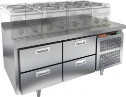 Морозильный стол HICOLD GN 22/BT LT