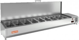 Холодильная витрина HICOLD VRTU 1915 1/4 для ингредиентов