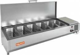 Холодильная витрина HICOLD VRTU 1425 1/3 для ингредиентов к PZ4