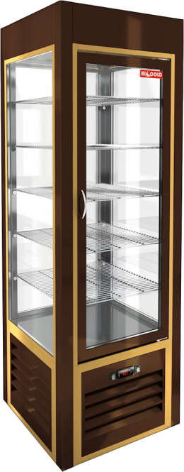 Кондитерская витрина HICOLD VRC 350 SH Brown FR